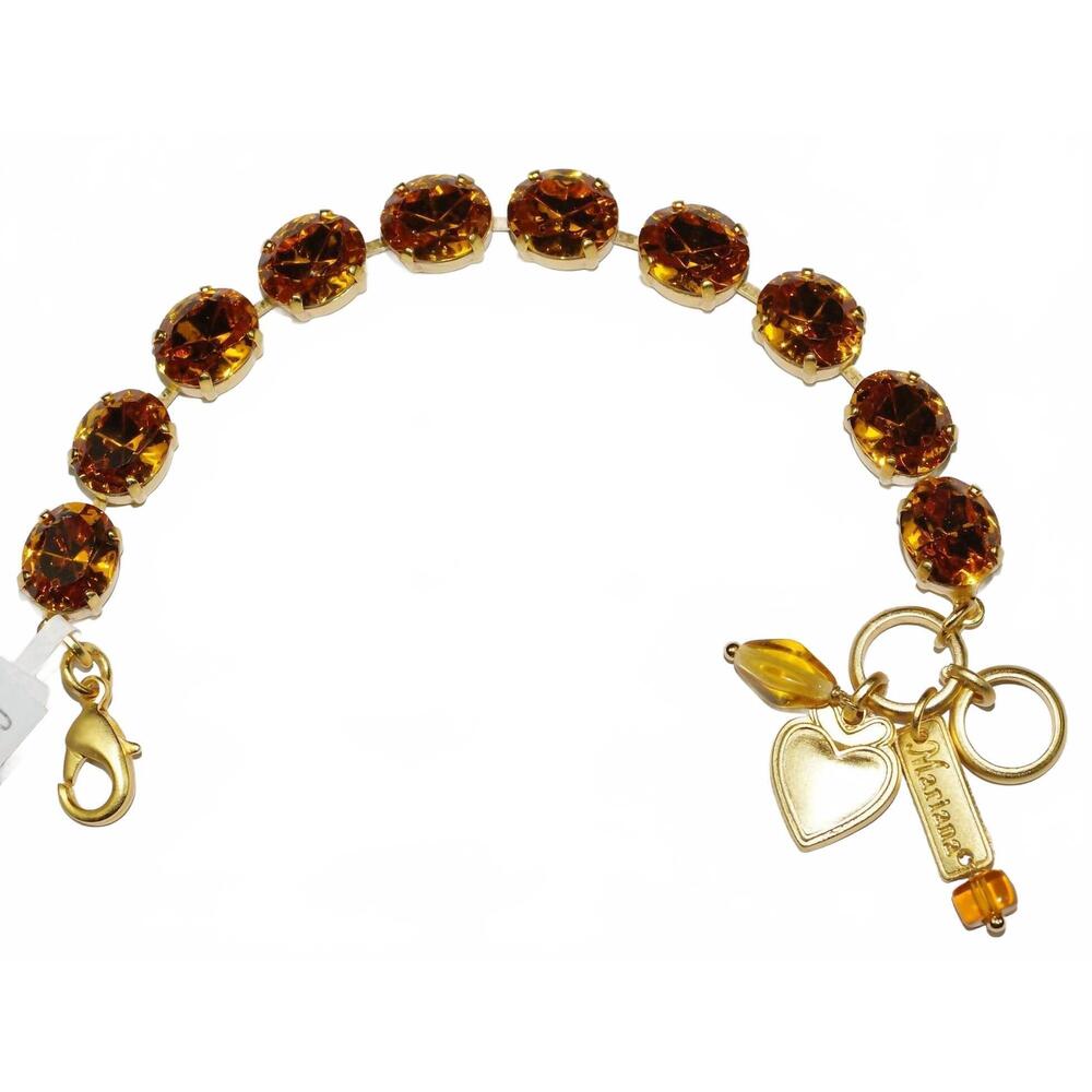 NEW MARIANA women's topaz bracelet in orange
